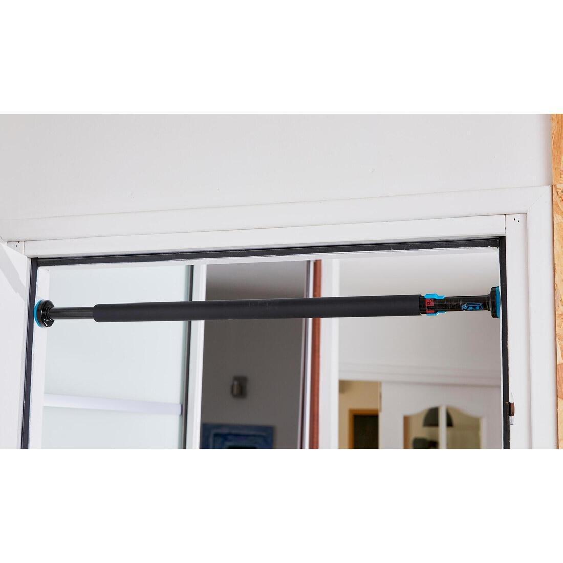 Lockable Pull-Up Bar, Black, No Color, large image number 1