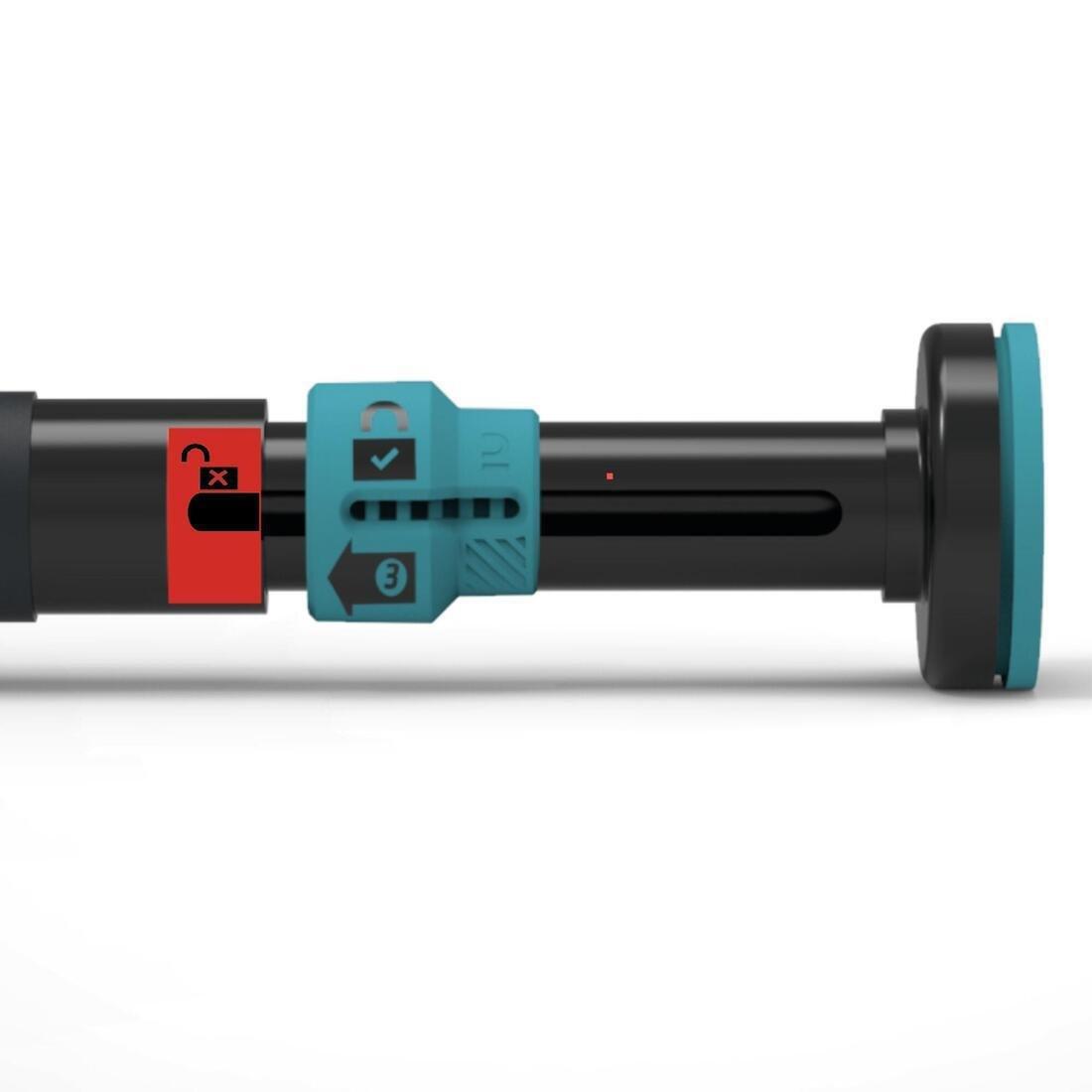 Lockable Pull-Up Bar, Black, No Color, large image number 3
