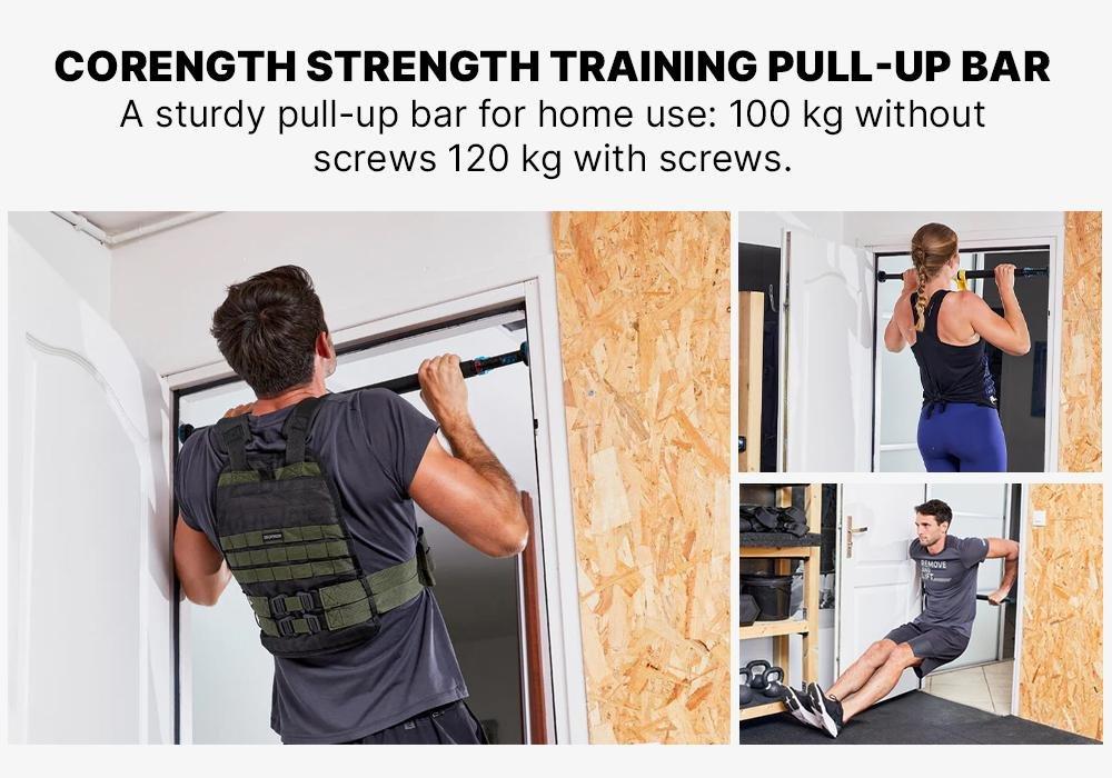 Lockable Pull-Up Bar, Black, No Color, large image number 16