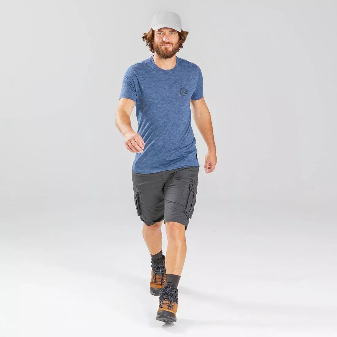 Trekking Travel Cap Travel 100, Blue, No Color, large image number 6