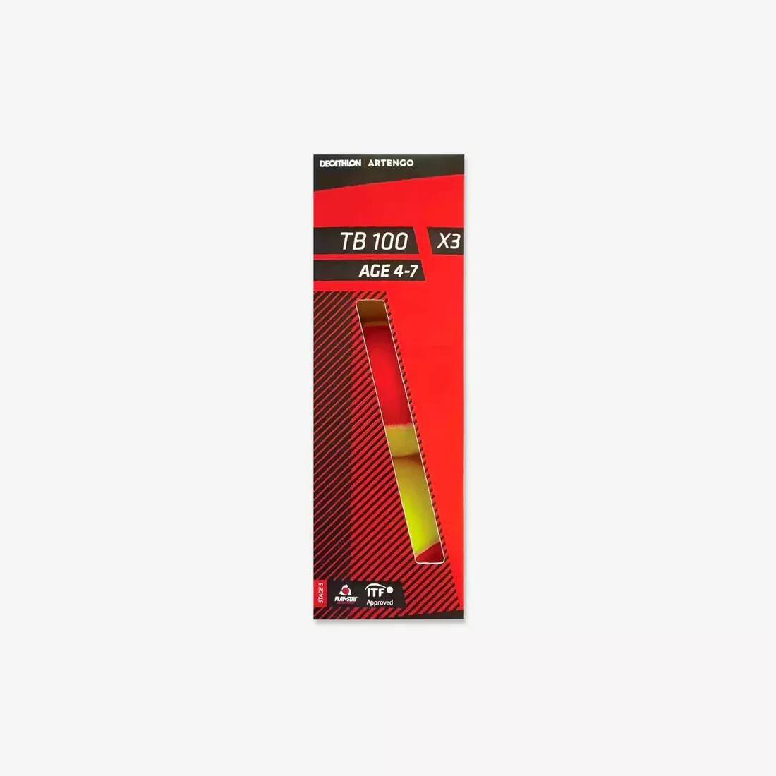 Tennis Ball Tb100, Red, No Color, large image number 0