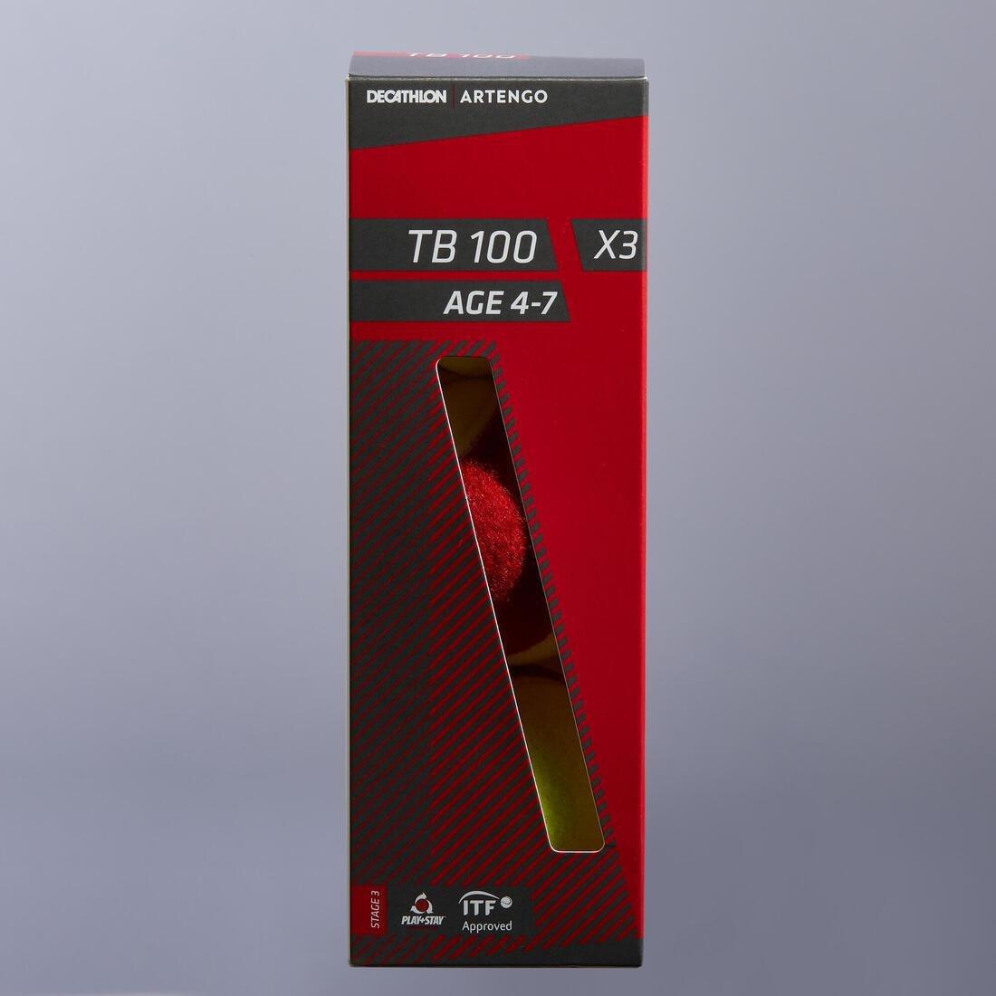 Tennis Ball Tb100, Red, No Color, large image number 1