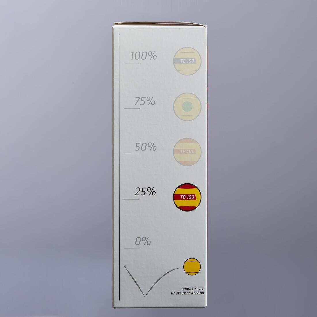 Tennis Ball Tb100, Red, No Color, large image number 3