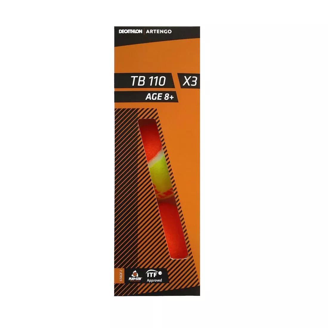 ARTENGO - Tennis Balls Tb110, Orange