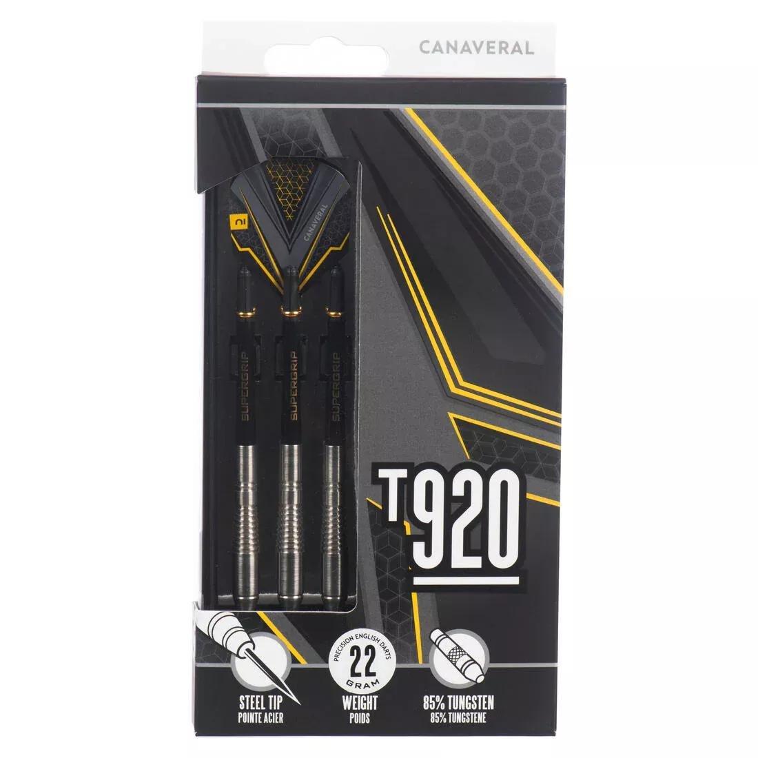T920 Steel-tipped Darts - Tri-pack, Grey, No Color, medium