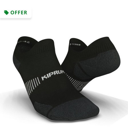 KIPRUN - Invisible Fine Running Socks Run900, Black