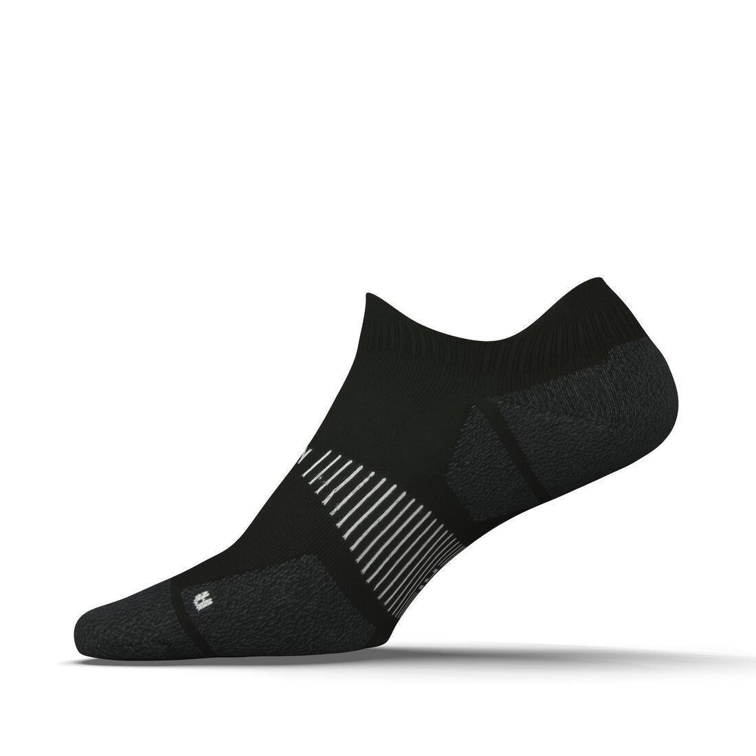 Invisible Fine Running Socks Run900, Black, , large image number 1