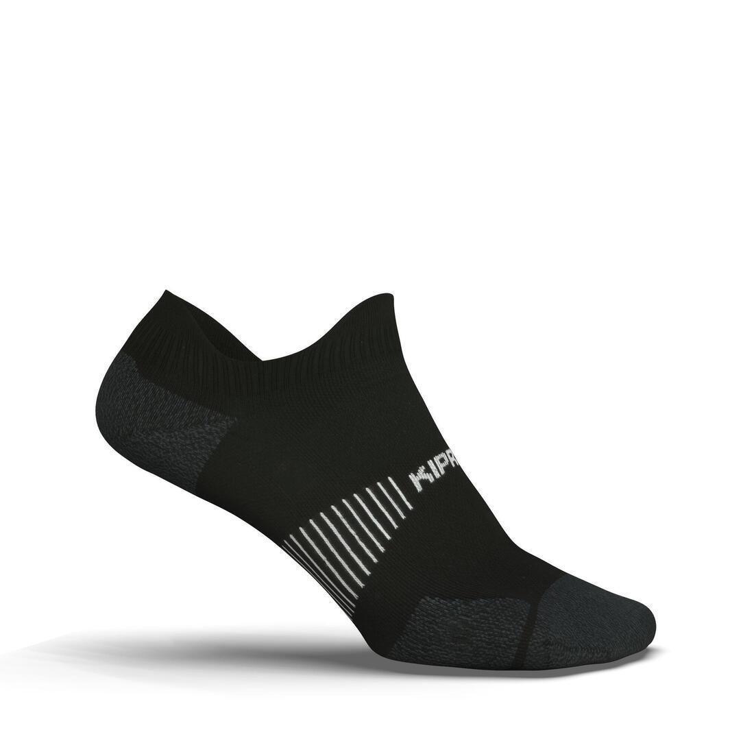 Invisible Fine Running Socks Run900, Black, , large image number 2