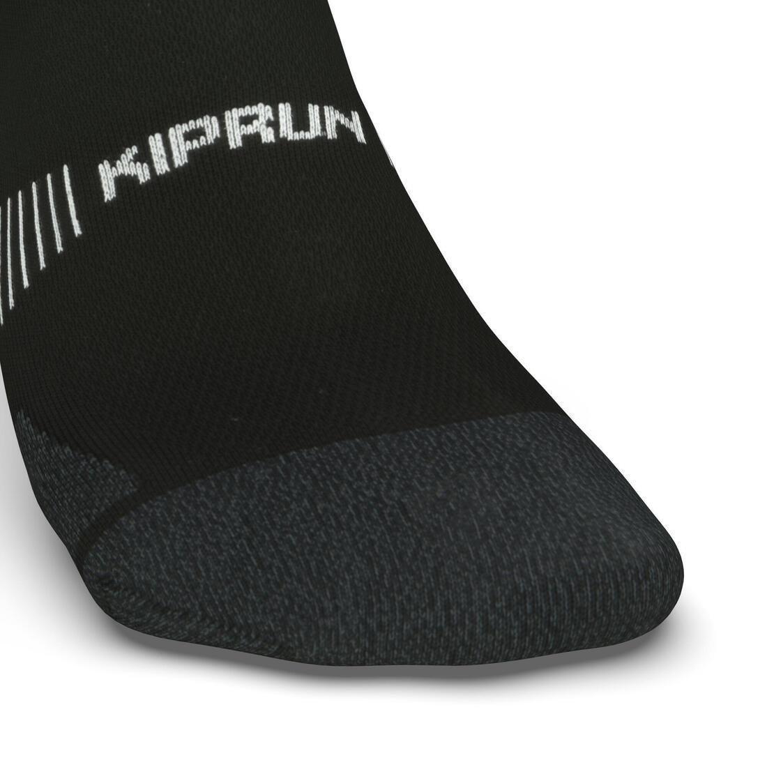 Invisible Fine Running Socks Run900, Black, , large image number 7