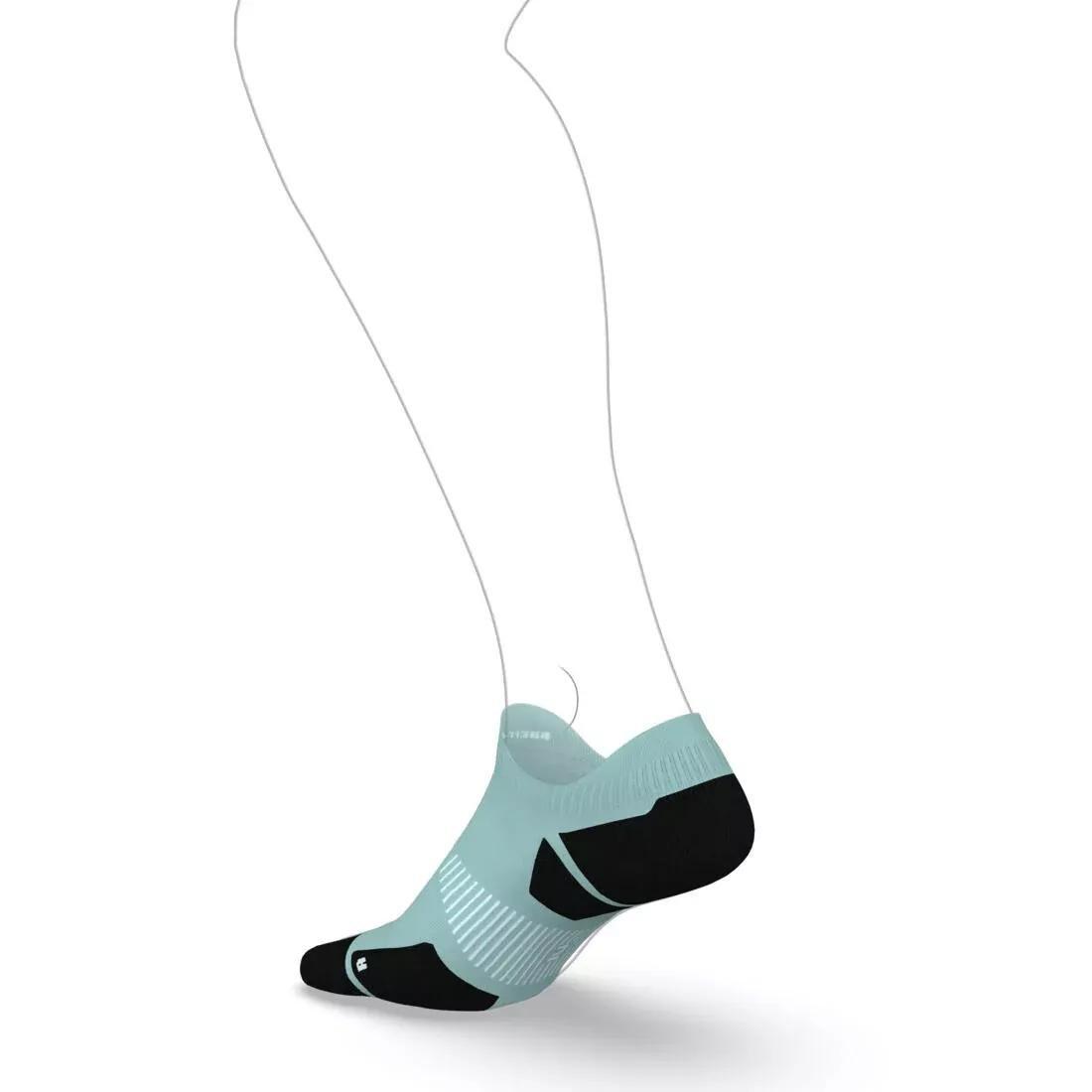 Invisible Fine Running Socks Run900, Black, , large image number 9