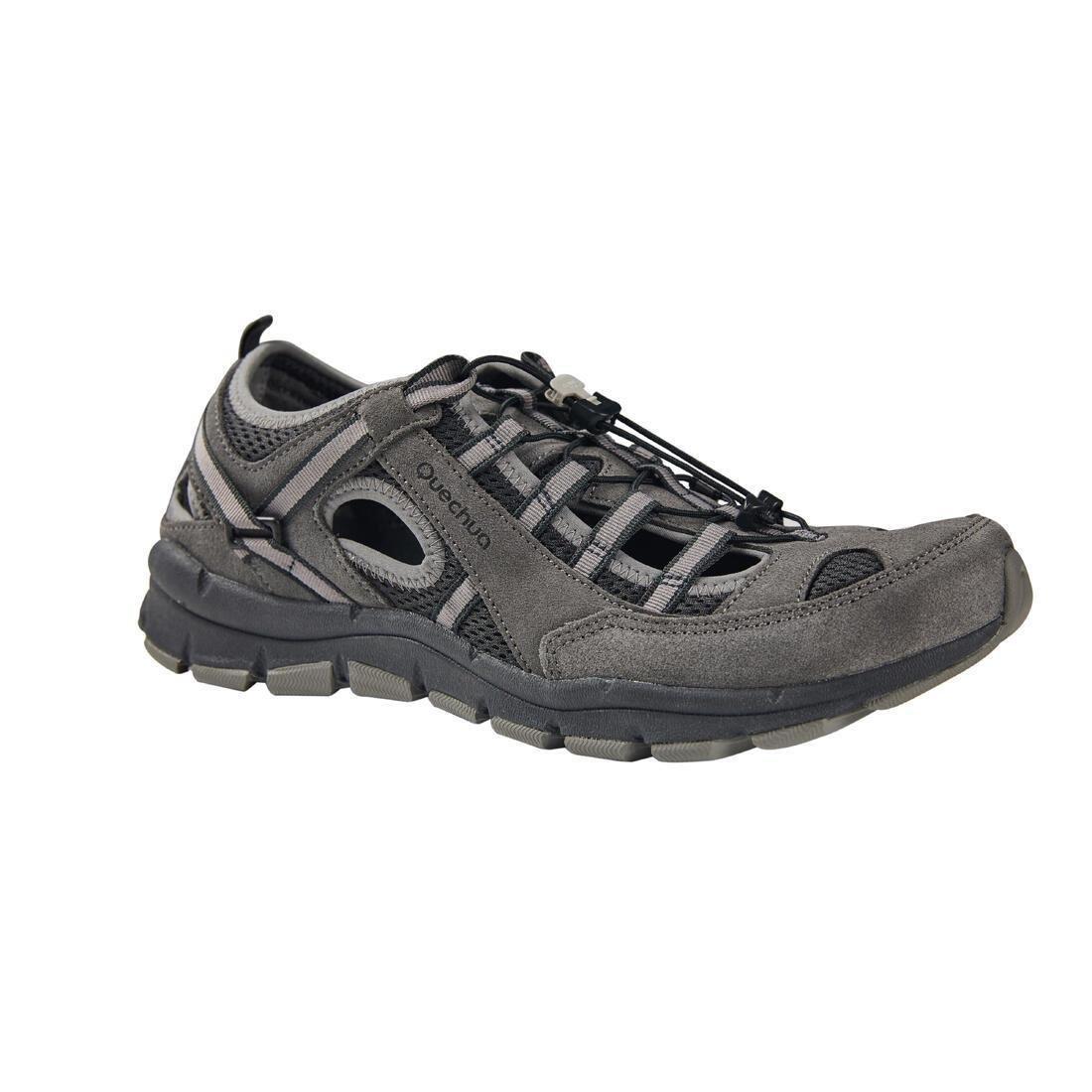 Men Hiking Shandals - NH100 Fresh, Grey, No Color, medium