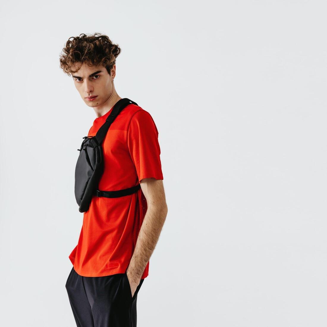 Running Messenger Shoulder Bag, Black, No Color, large image number 2