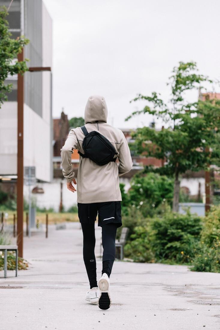 KALENJI - Running Messenger Shoulder Bag, Black