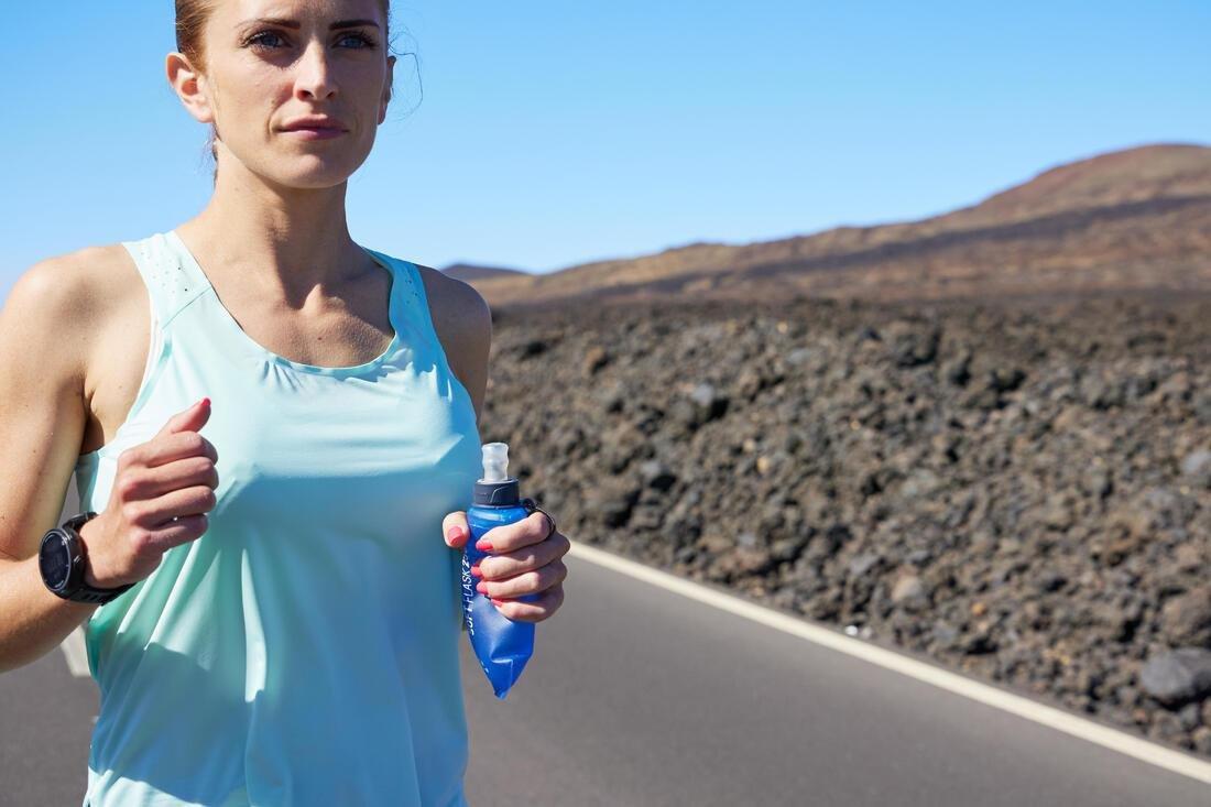 Flexible Running Flask 250Ml, Blue, No Color, medium