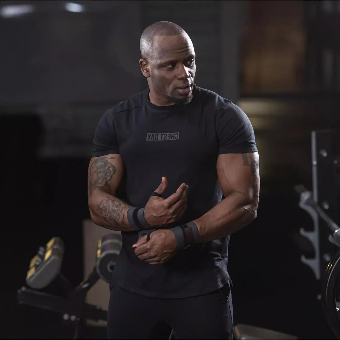 Weight Training Wrist Strap, Grey, No Color, large image number 8