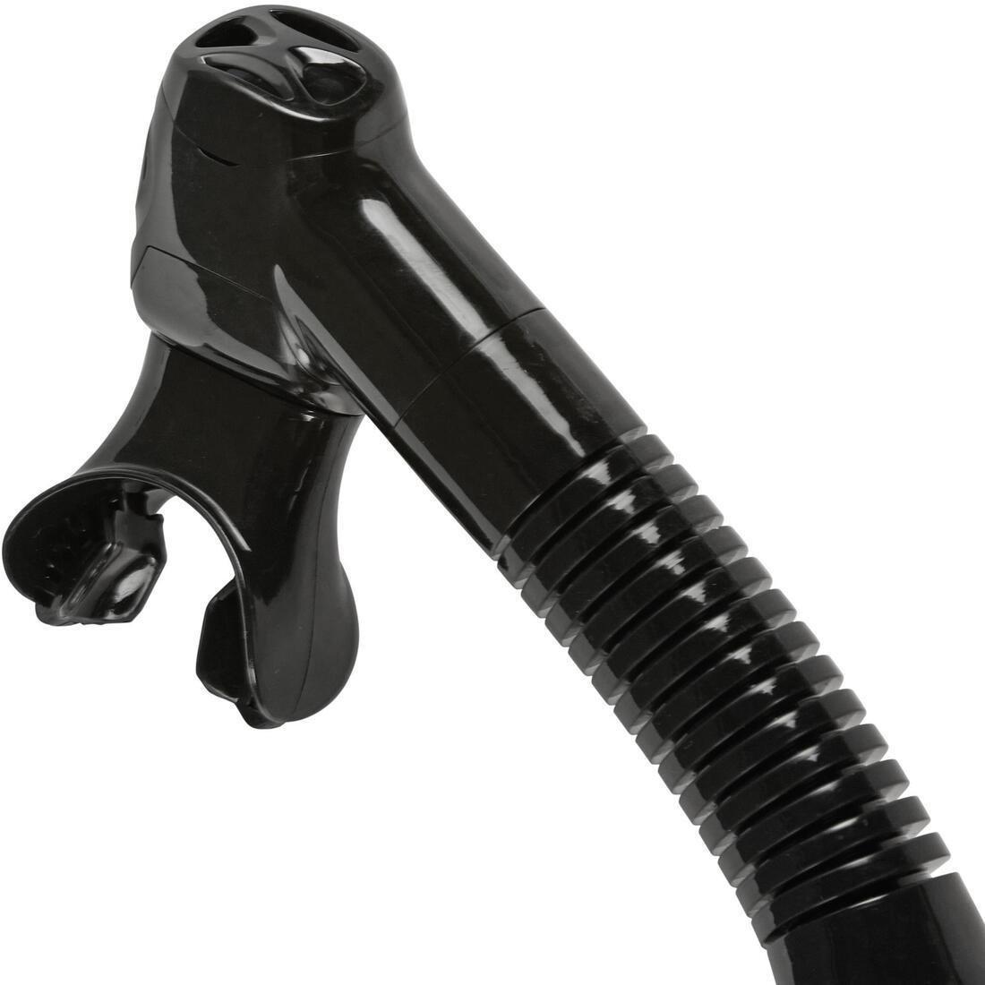 Unisex Desert Dry Snorkel With Dry Top, Black, , large image number 2