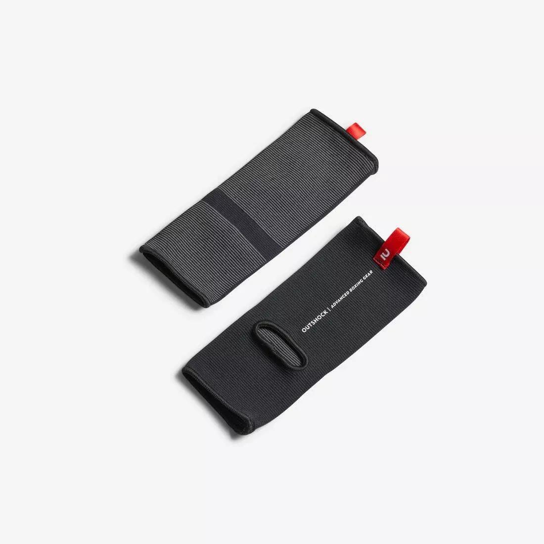 Unisex Muay Thai Ankle Support, Black, No Color, medium