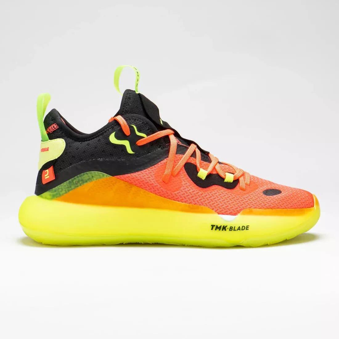 Unisex Basketball Shoes - Se500 Mid, Yellow, , large image number 1