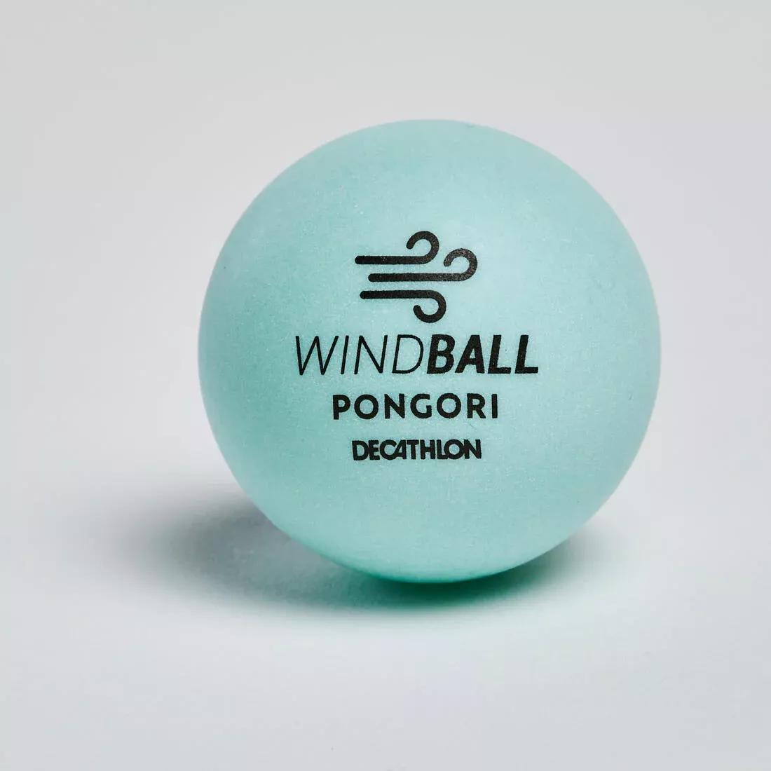 Wind-Resistant Outdoor Table Tennis Ball - Pack Of 6, Blue, No Color, large image number 3