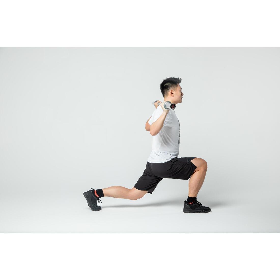 Mens Cross-Training Shorts, Green, No Color, large image number 13