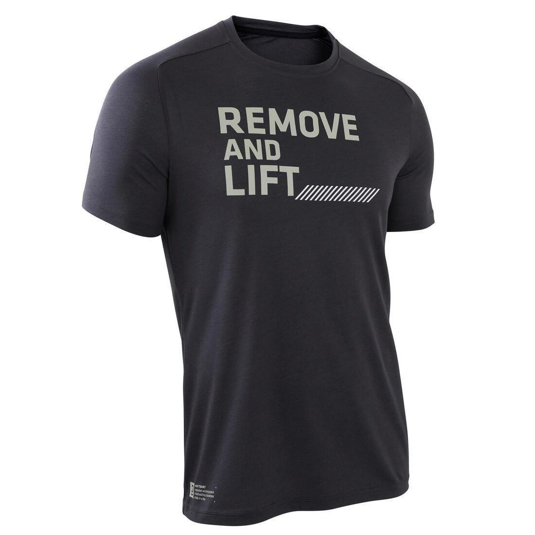 Men Cross Training T-Shirt, Grey, , large image number 0
