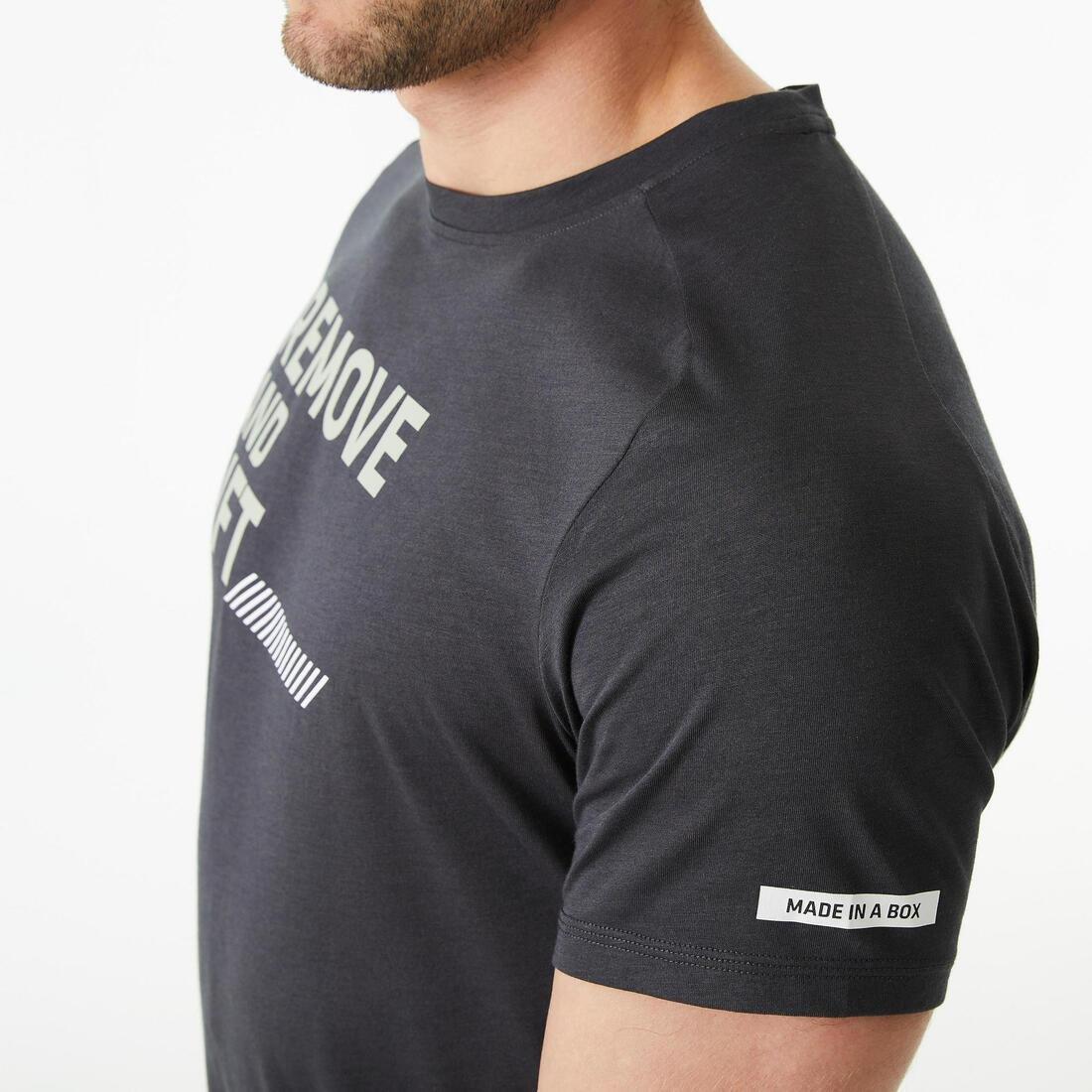 Men Cross Training T-Shirt, Grey, , large image number 2