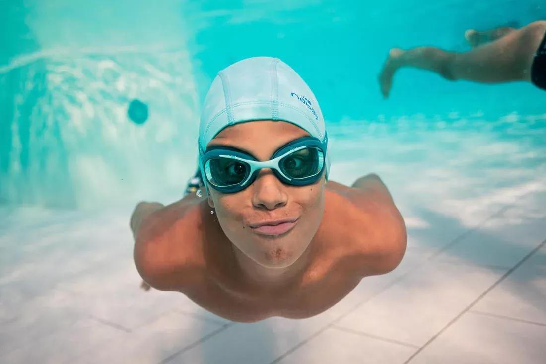 Swimming Goggles Xbase Clear Lenses, Blue, No Color, large image number 13