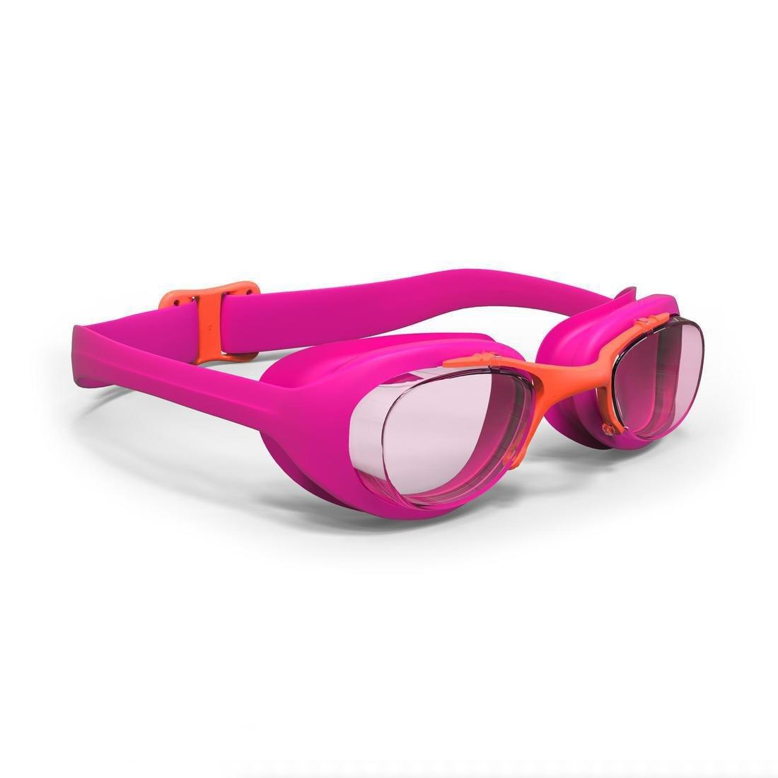 Clear Swimming Goggles, Pink, No Color, large image number 1