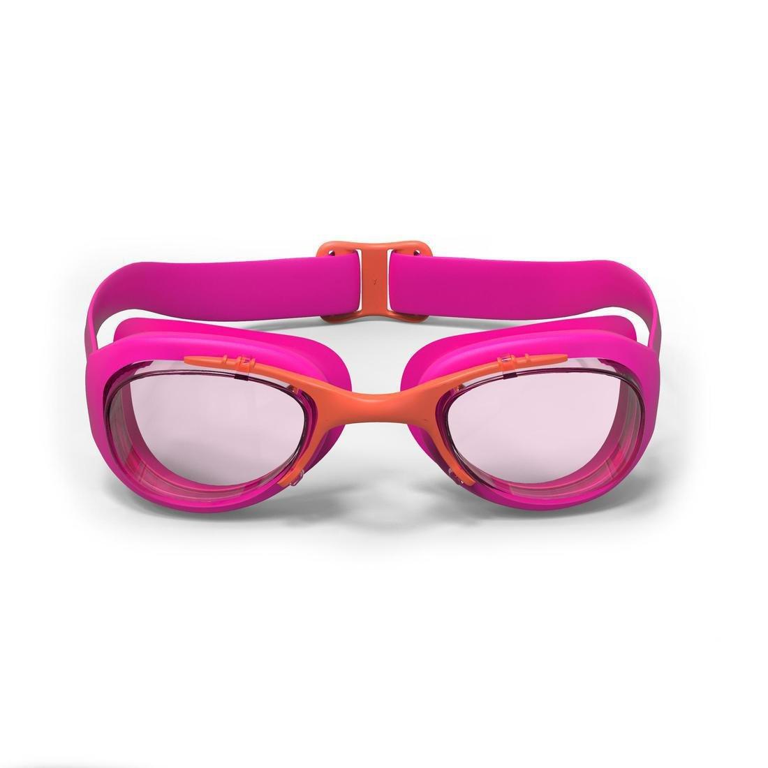 Clear Swimming Goggles, Pink, No Color, large image number 3