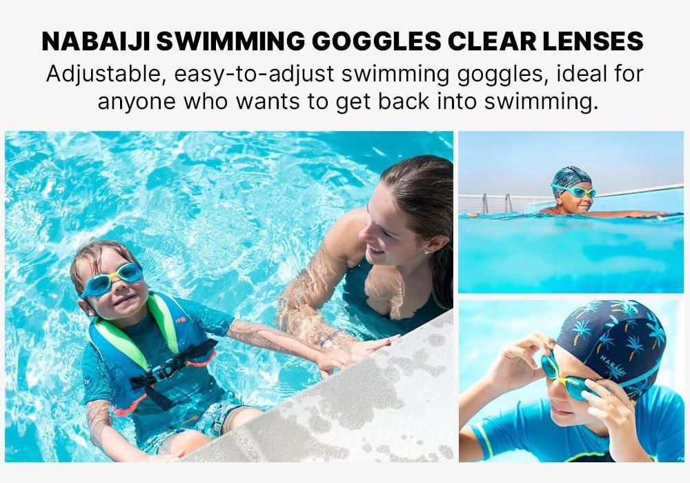 Swimming Goggles, Turquoise, No Color, medium