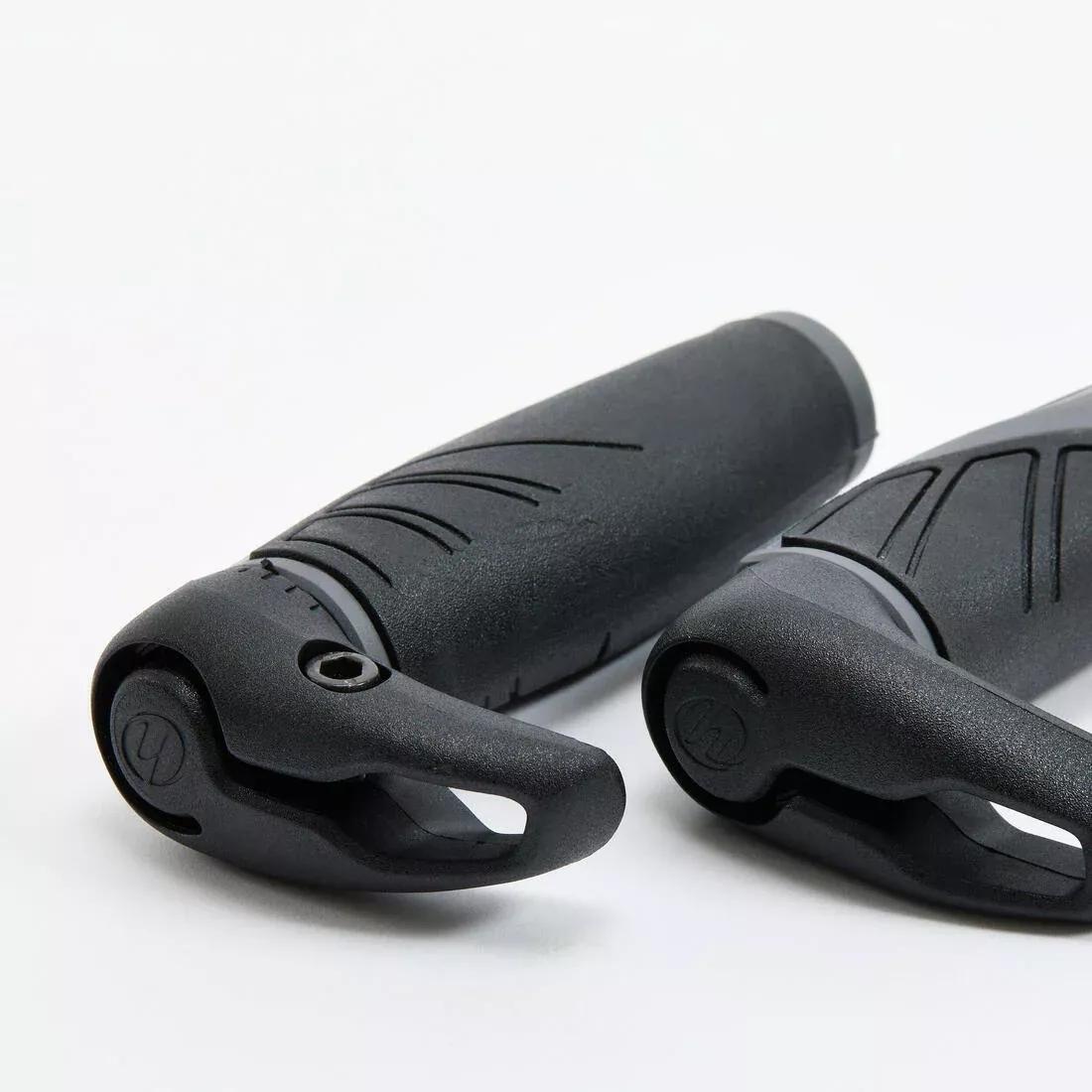 Ergonomic Bike Grips With Bar Ends, No Color, large image number 3