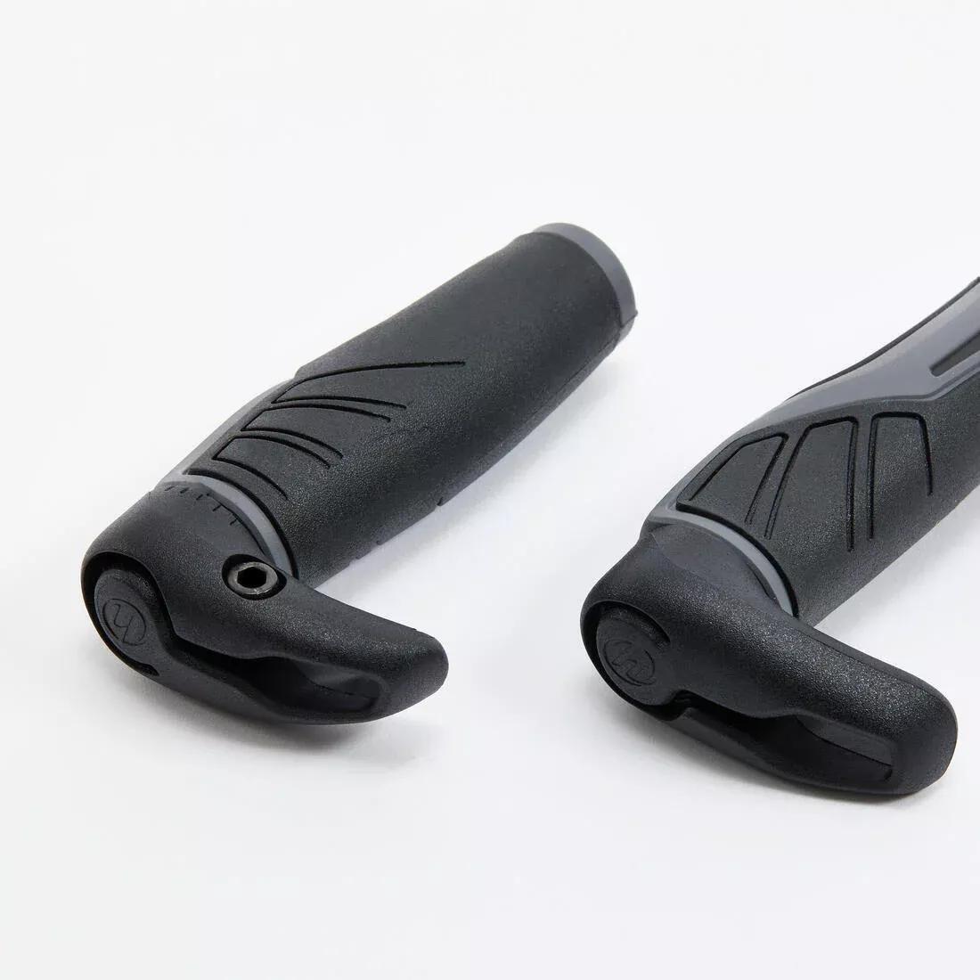 Ergonomic Bike Grips With Bar Ends, No Color, large image number 4