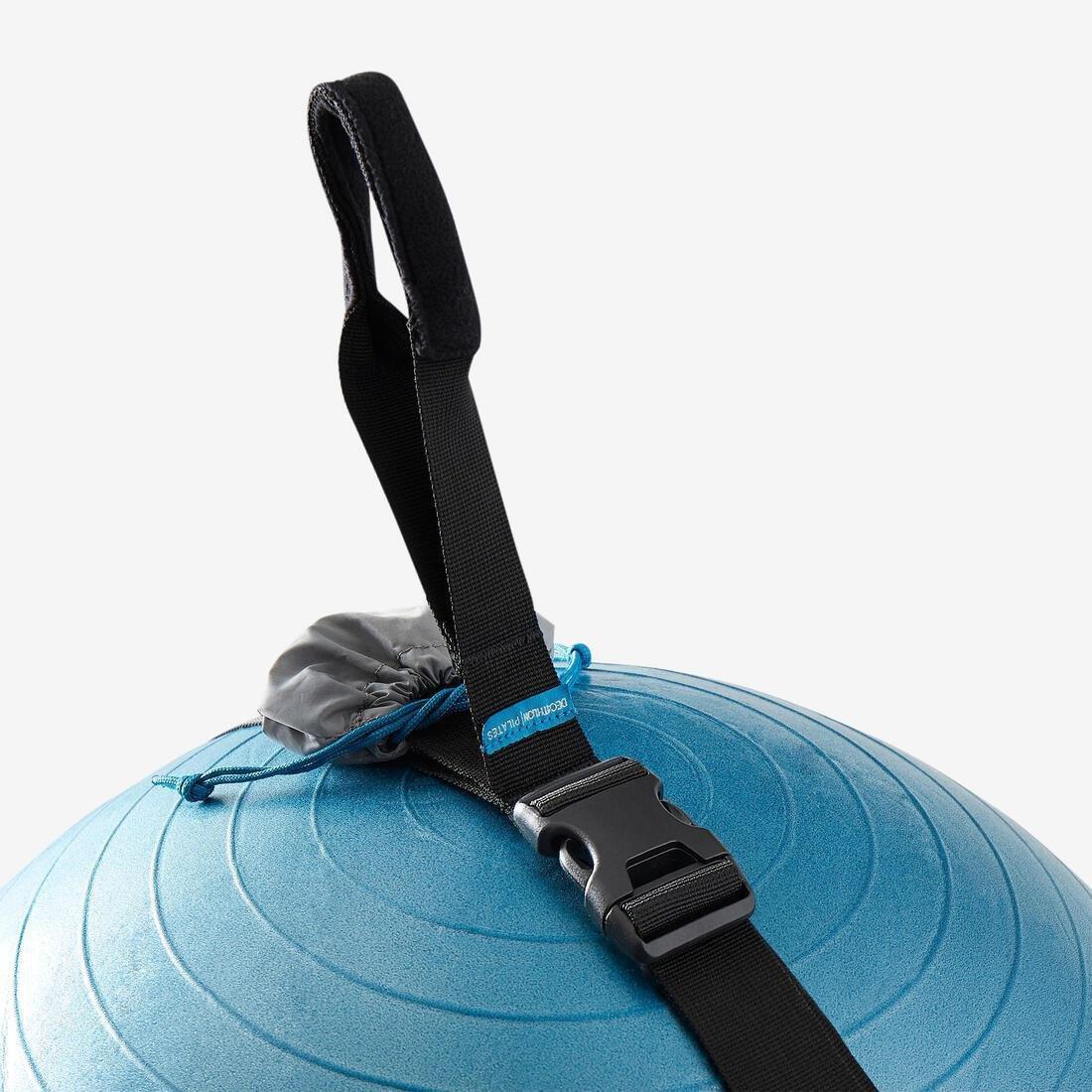 Adjustable Swiss Ball Carry Strap, Black, No Color, large image number 0
