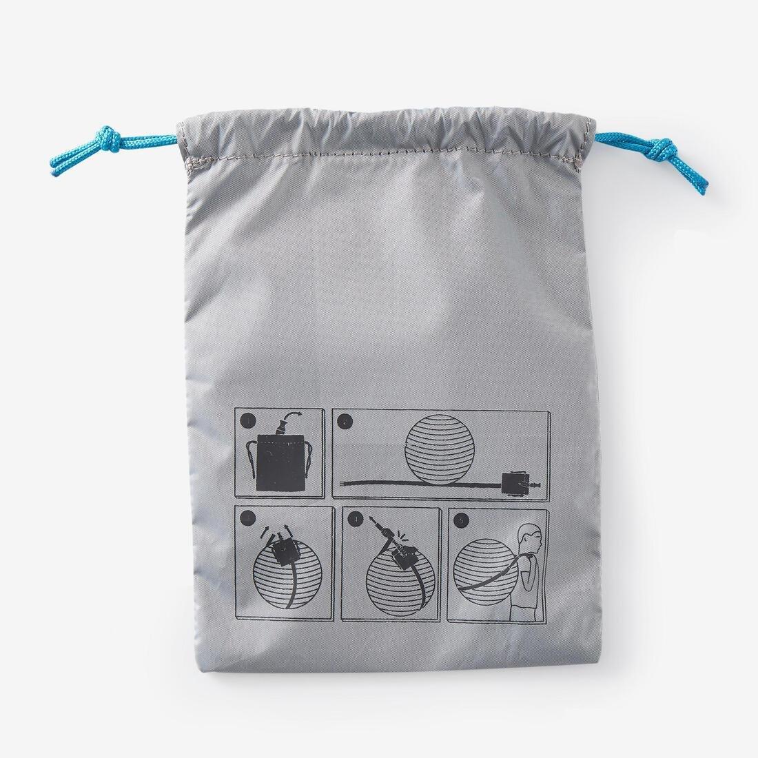 Adjustable Swiss Ball Carry Strap, Black, No Color, large image number 2