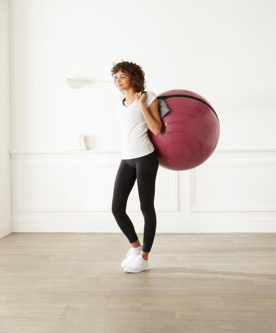 Adjustable Swiss Ball Carry Strap, Black, No Color, large image number 3