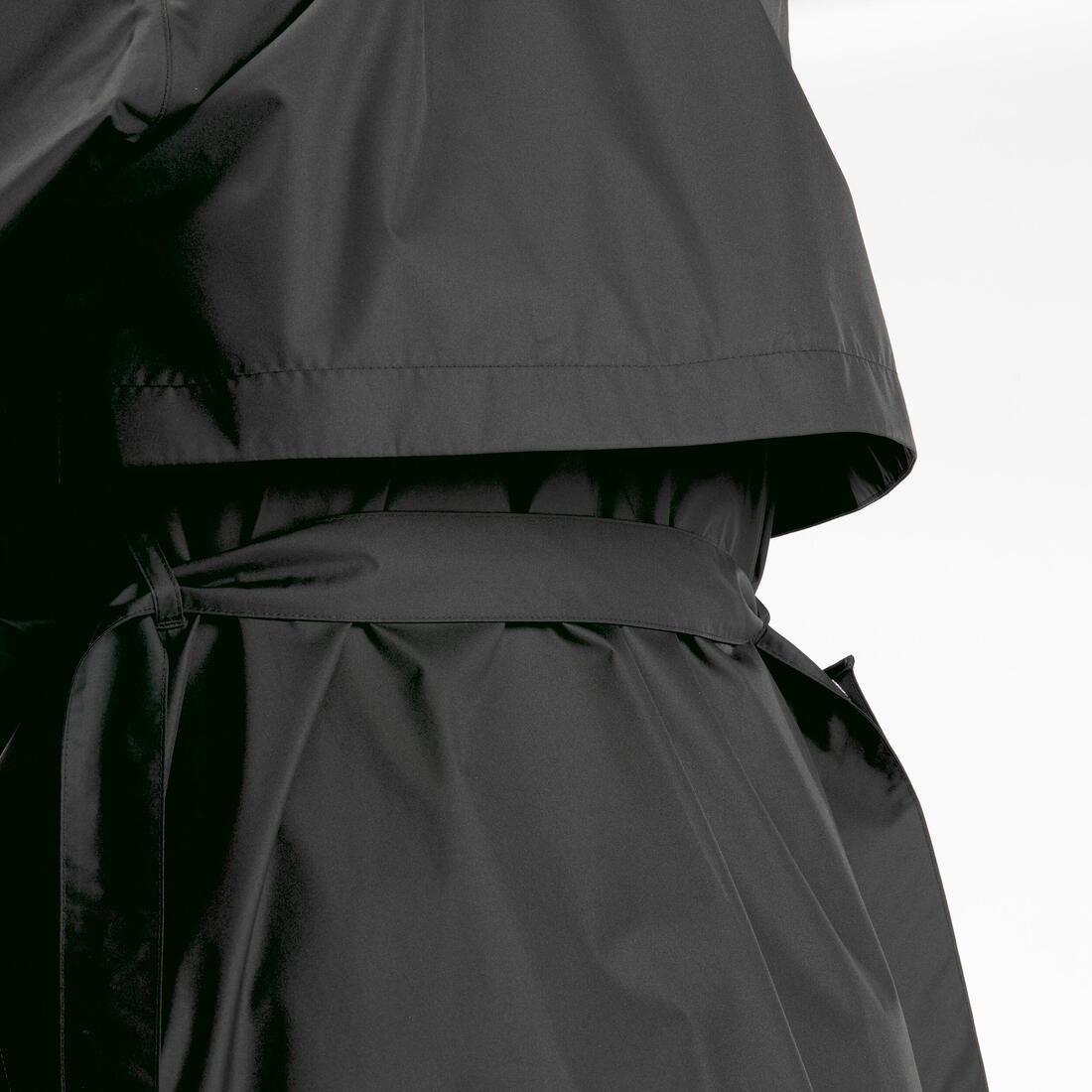 BLACK Women's waterproof hiking jacket, Raincut Long, No Color, large image number 5