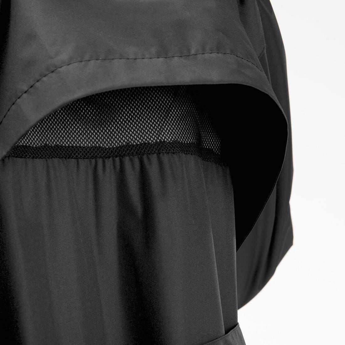 BLACK Women's Long Waterproof Hiking Jacket - Raincut Long, , large image number 6