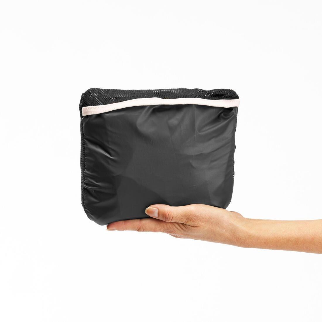 Women Long Waterproof Hiking Jacket - Raincut Long, Green, No Color, large image number 13