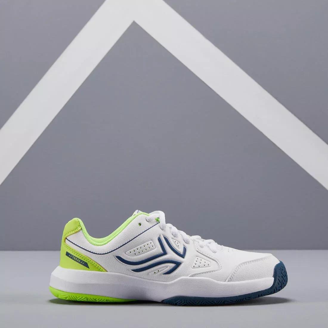 Kids Lace-Up Tennis Shoes - TS530, White, No Color, large image number 5