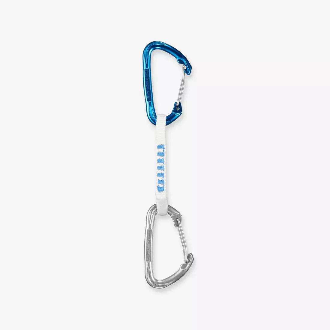 Climbing And Mountaineering Lightweight Quickdraw - Alpinism 11 Cm, No Color, large image number 0