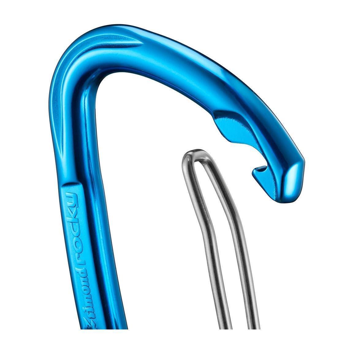 Climbing And Mountaineering Lightweight Quickdraw - Alpinism 11 Cm, No Color, large image number 1