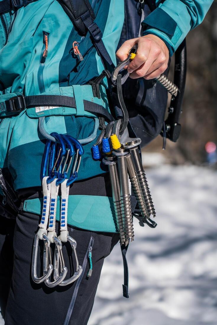 Climbing And Mountaineering Lightweight Quickdraw - Alpinism 11 Cm, No Color, large image number 6