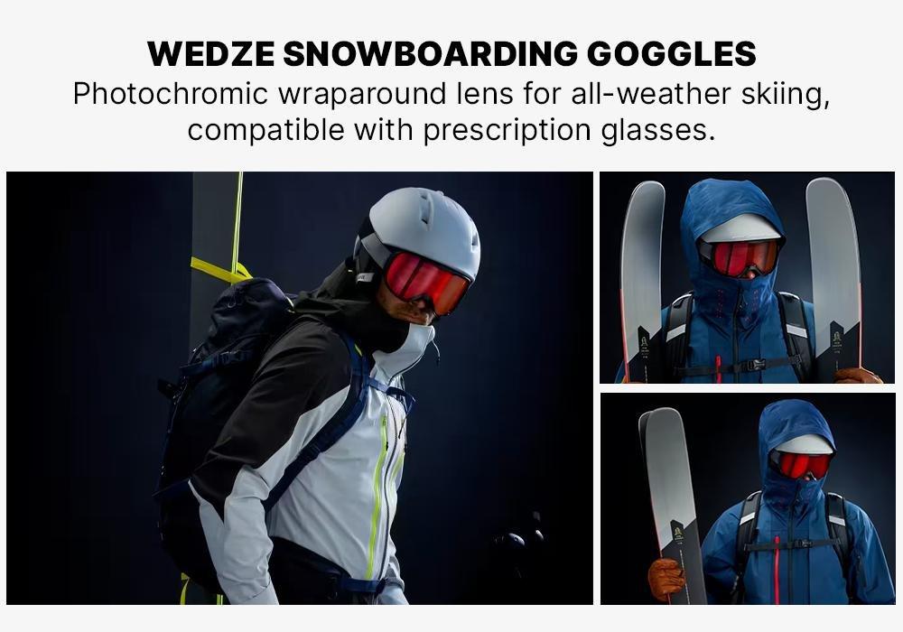 ALL-WEATHER SNOWBOARDING GOGGLES - G 500 PH, BLACK, 5401_000, medium