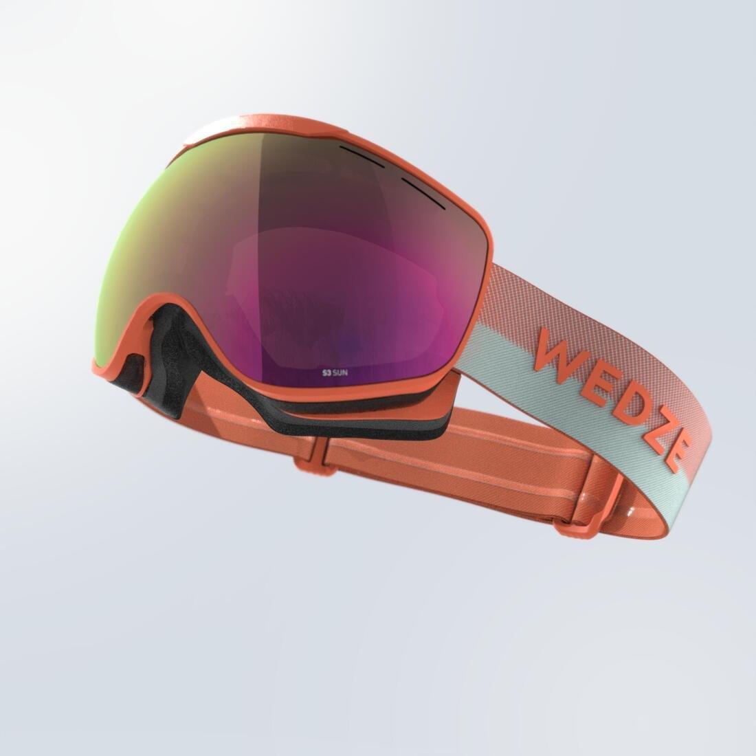 Adult And Junior Fine Weather Ski And Snowboard Goggles - G 540, Pink, , medium