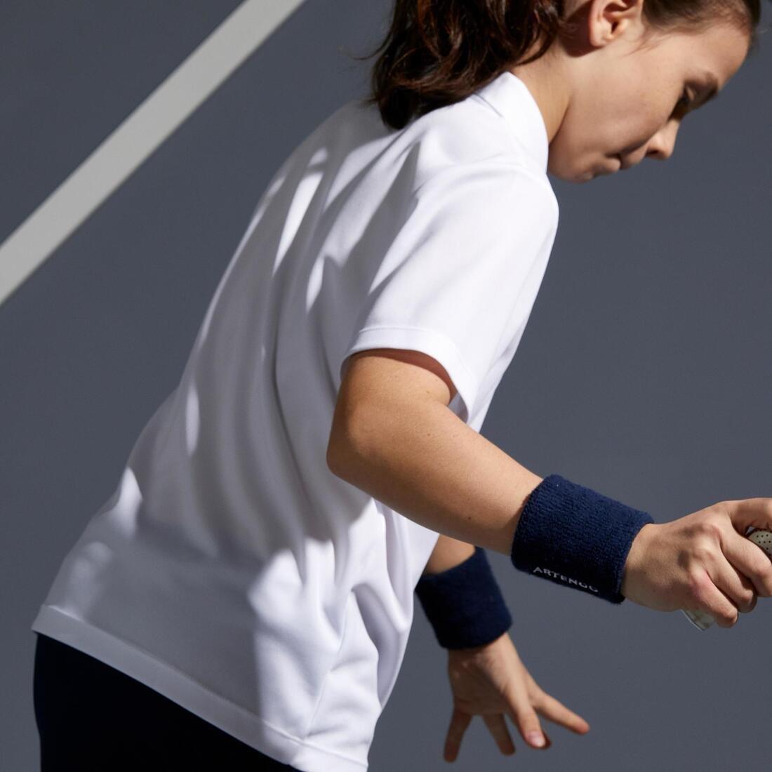 Kids Tennis Polo, White, , large image number 5