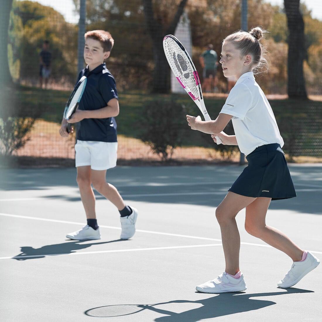 ARTENGO - Kids Tennis Polo, White
