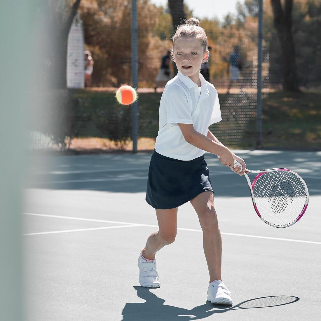 Kids Tennis Polo, White, , large image number 9