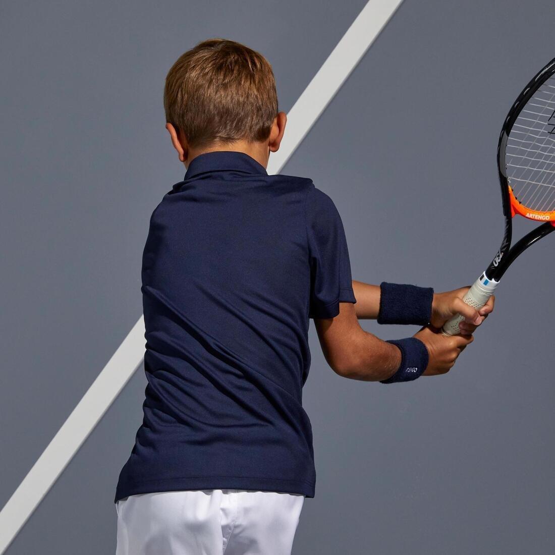 Kids Tennis Polo, White, , large image number 13