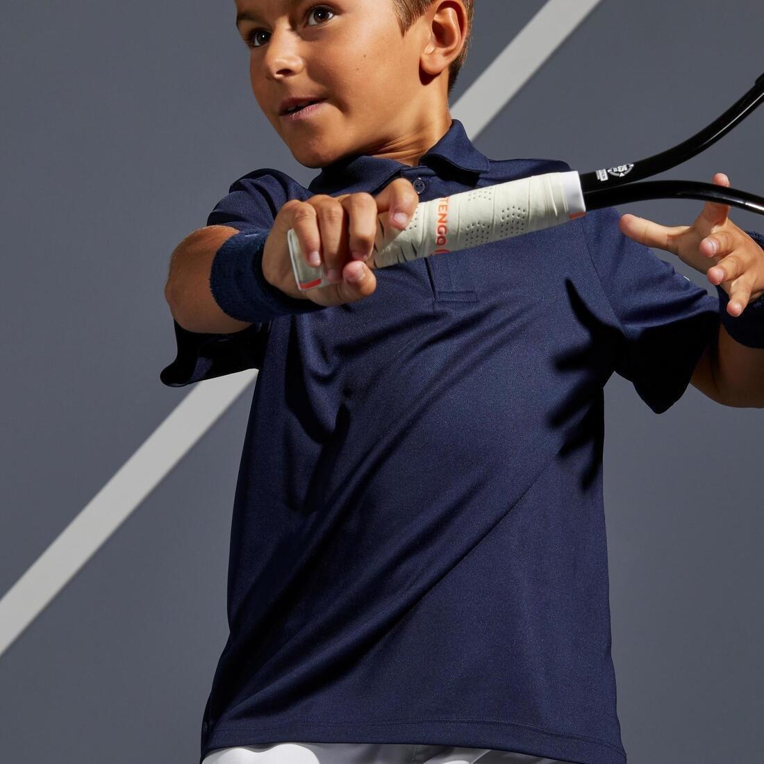 Kids Tennis Polo, White, , large image number 14