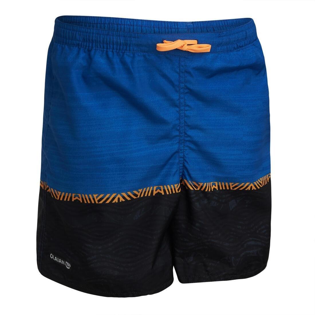 Swimming Shorts 100, Black, No Color, large image number 1